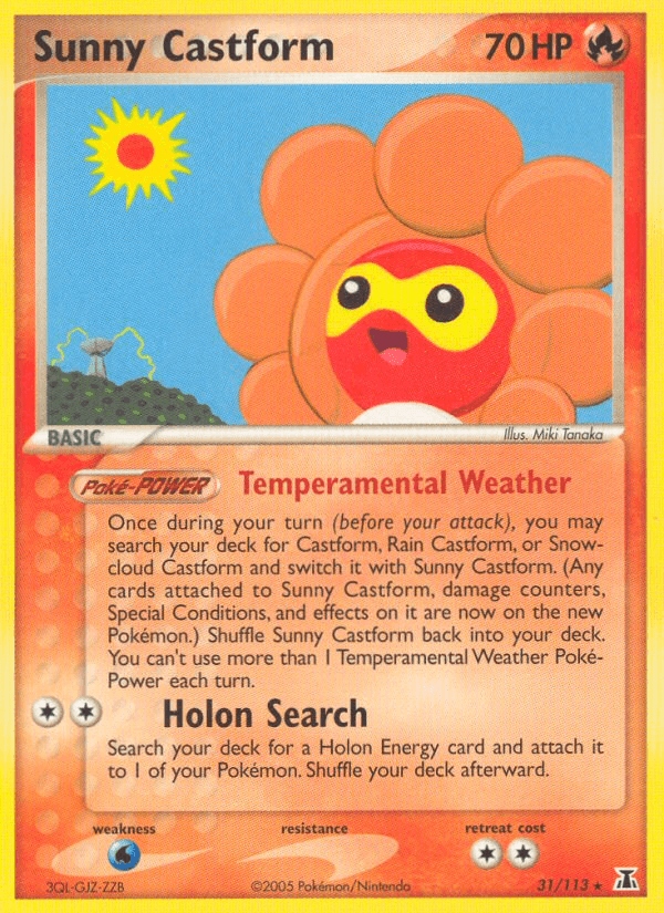 Sunny Castform: Delta Species