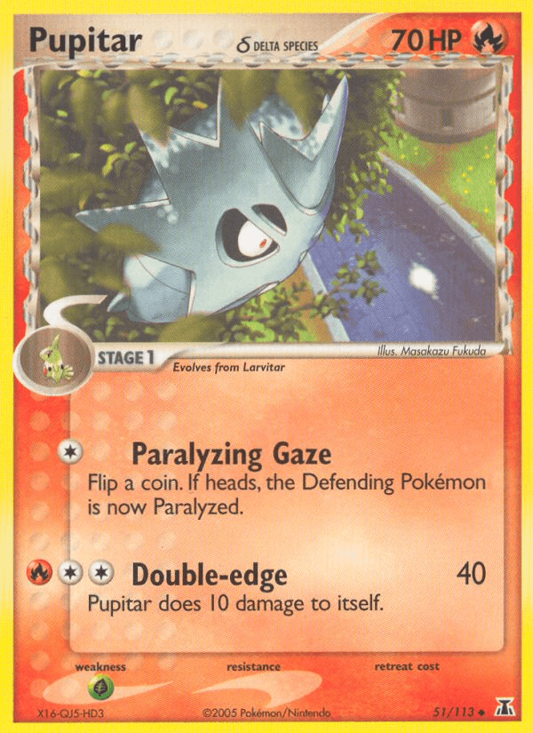 Pupitar δ: Delta Species