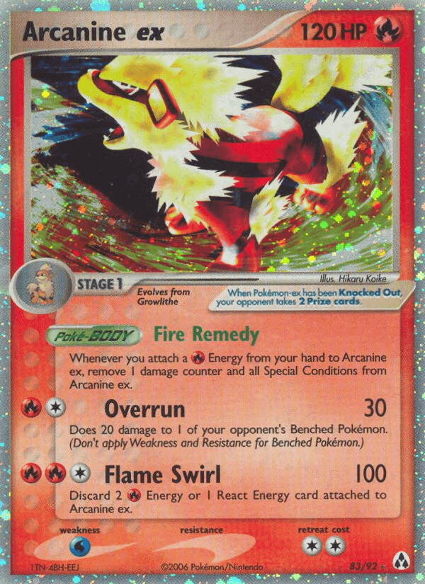 Arcanine ex: Legend Maker