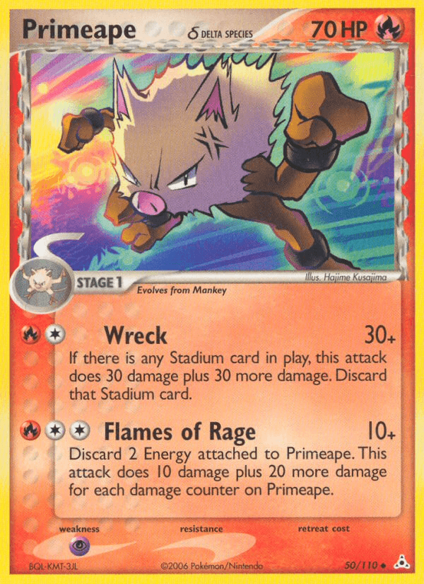 Primeape δ: Holon Phantoms