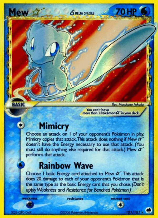 Mew ★ δ: Dragon Frontiers