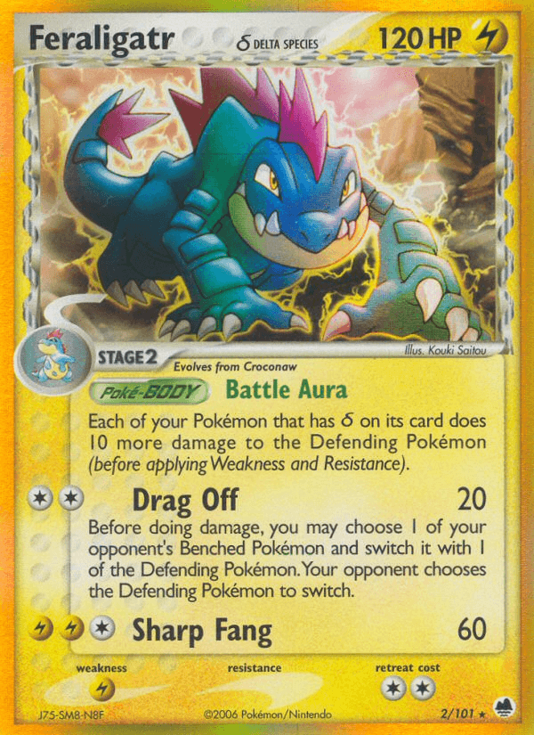 Feraligatr δ: Dragon Frontiers