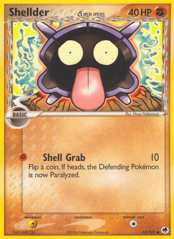 Shellder δ: Dragon Frontiers