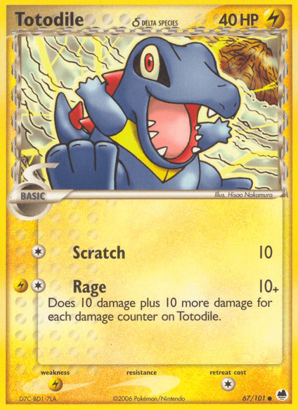 Totodile δ: Dragon Frontiers