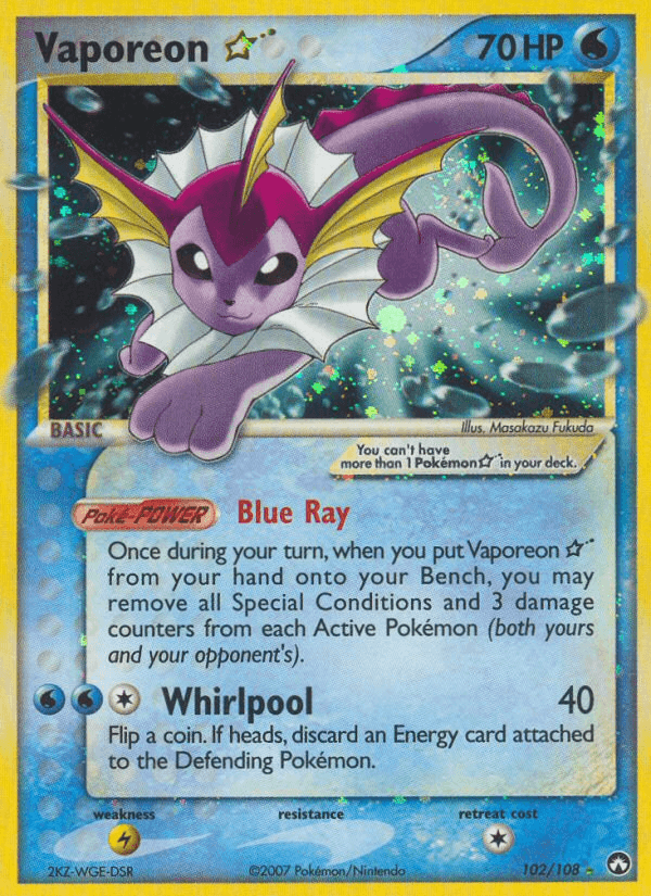 Vaporeon ★: Power Keepers