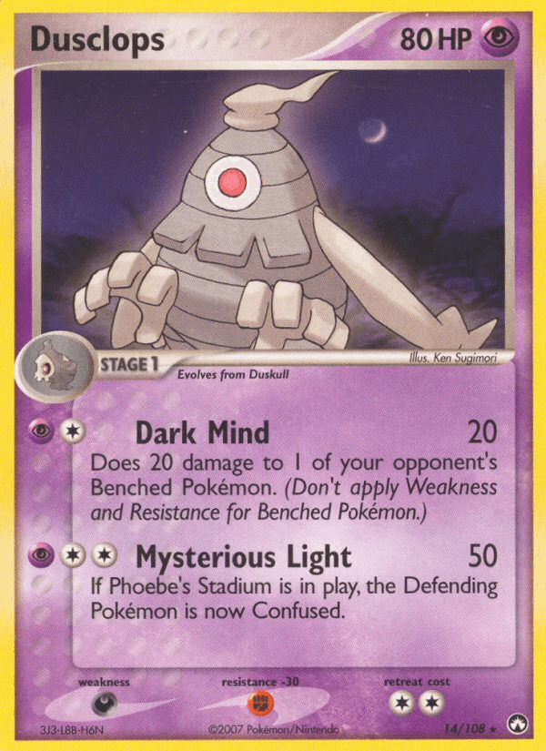 Dusclops: Power Keepers