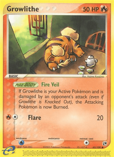 Growlithe: Sandstorm