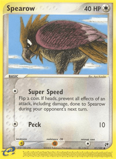 Spearow: Sandstorm