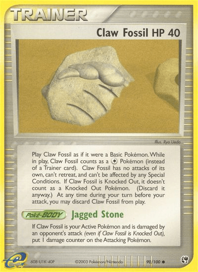 Claw Fossil: Sandstorm