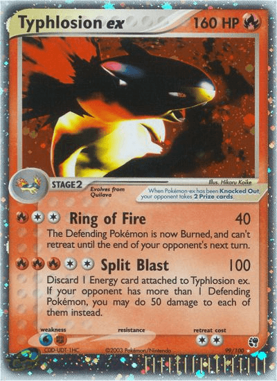 Typhlosion ex: Sandstorm