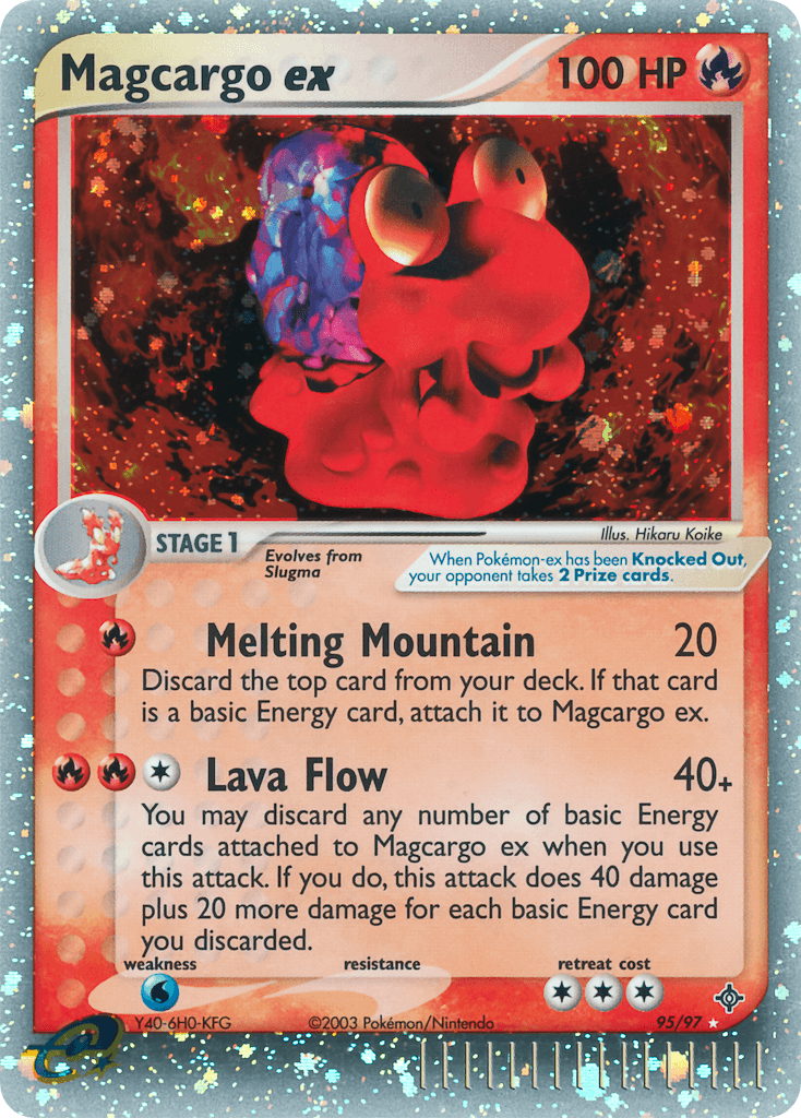 Magcargo ex: Dragon
