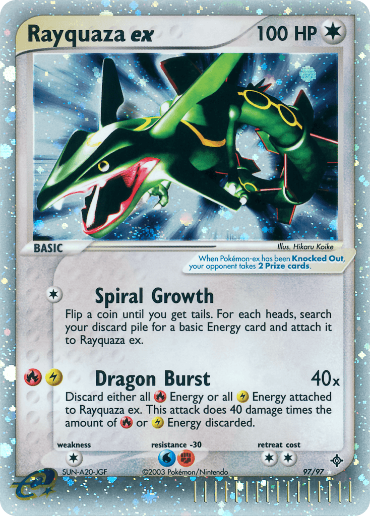 Rayquaza ex: Dragon