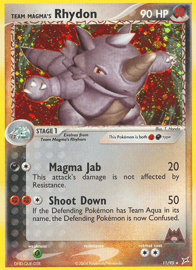 Team Magma's Rhydon: Team Magma vs Team Aqua
