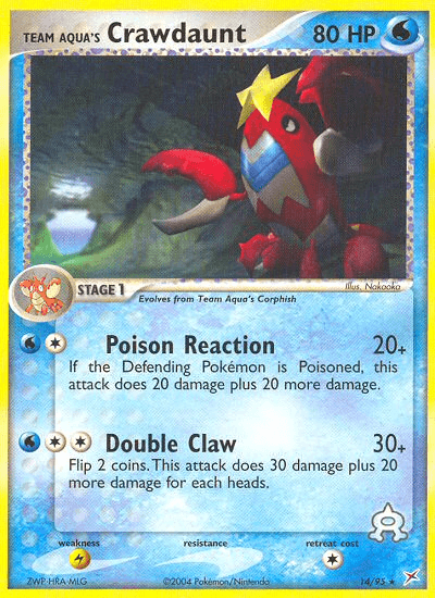 Team Aqua's Crawdaunt: Team Magma vs Team Aqua