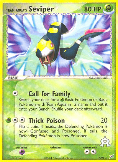 Team Aqua's Seviper: Team Magma vs Team Aqua