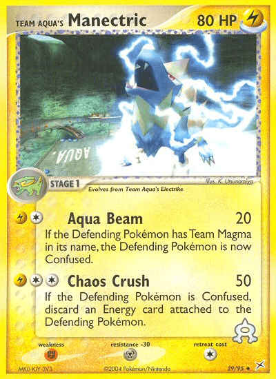 Team Aqua's Manectric: Team Magma vs Team Aqua