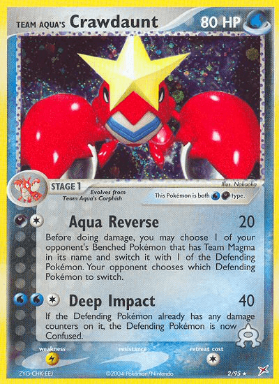 Team Aqua's Crawdaunt: Team Magma vs Team Aqua
