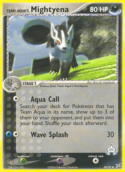 Team Aqua's Mightyena: Team Magma vs Team Aqua
