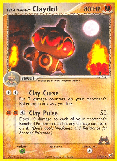 Team Magma's Claydol: Team Magma vs Team Aqua