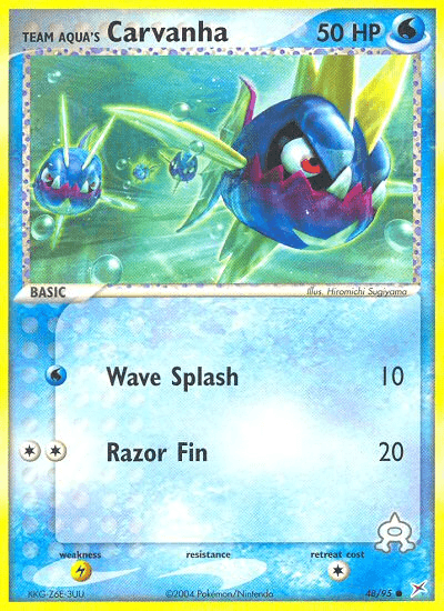 Team Aqua's Carvanha: Team Magma vs Team Aqua