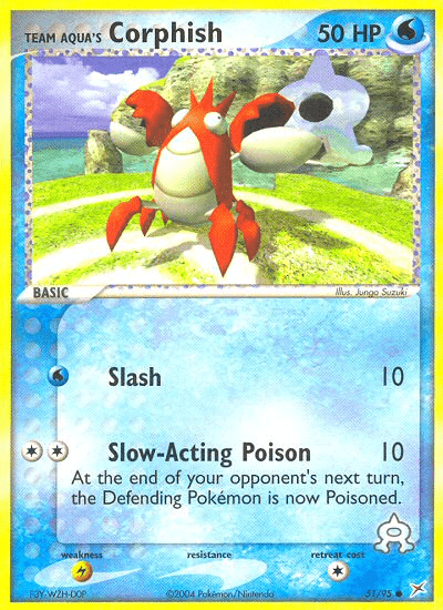Team Aqua's Corphish: Team Magma vs Team Aqua
