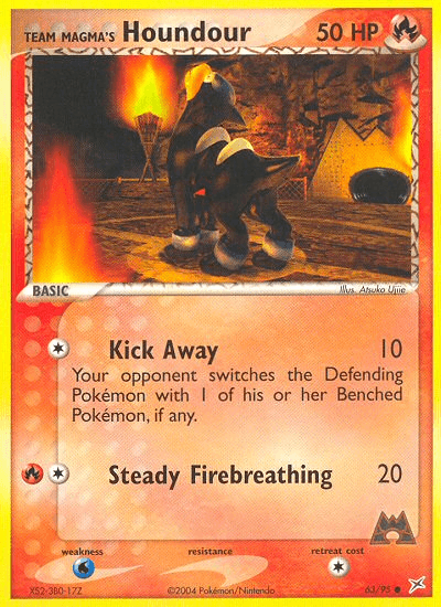 Team Magma's Houndour: Team Magma vs Team Aqua