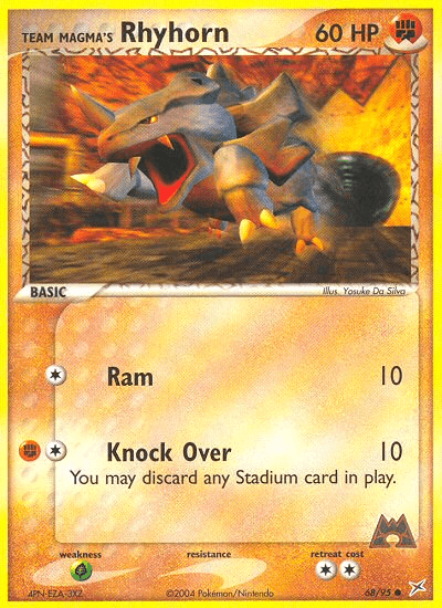 Team Magma's Rhyhorn: Team Magma vs Team Aqua