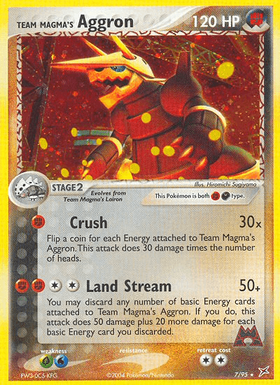 Team Magma's Aggron: Team Magma vs Team Aqua