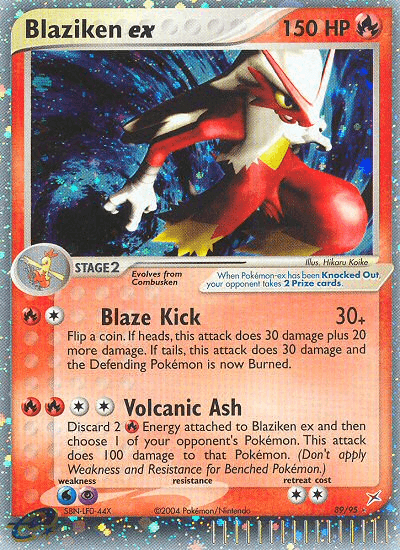 Blaziken ex: Team Magma vs Team Aqua
