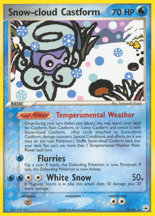 Snow-cloud Castform: Hidden Legends