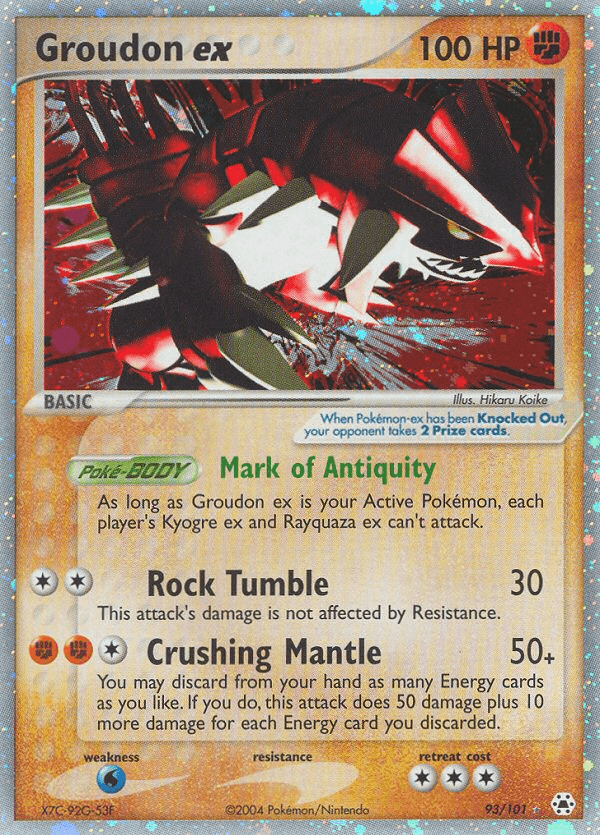 Groudon ex: Hidden Legends