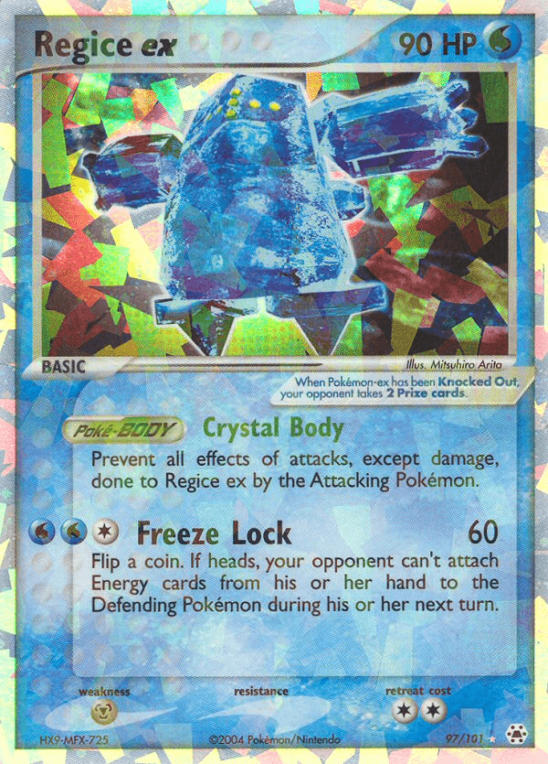 Regice ex: Hidden Legends