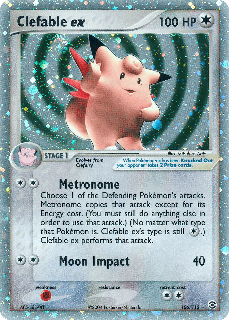Clefable ex: FireRed & LeafGreen