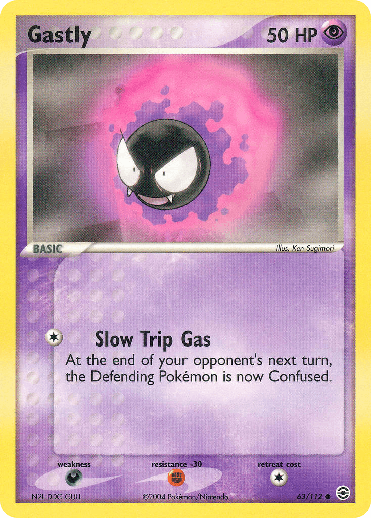 Gastly: FireRed & LeafGreen