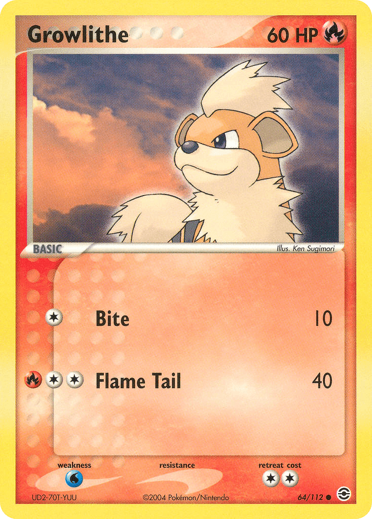 Growlithe: FireRed & LeafGreen