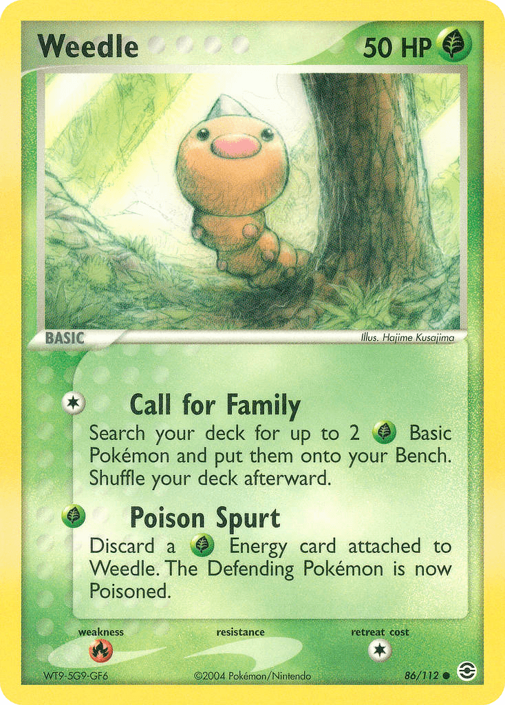 Weedle: FireRed & LeafGreen