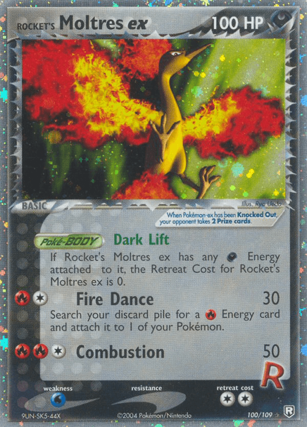 Rocket's Moltres ex: Team Rocket Returns