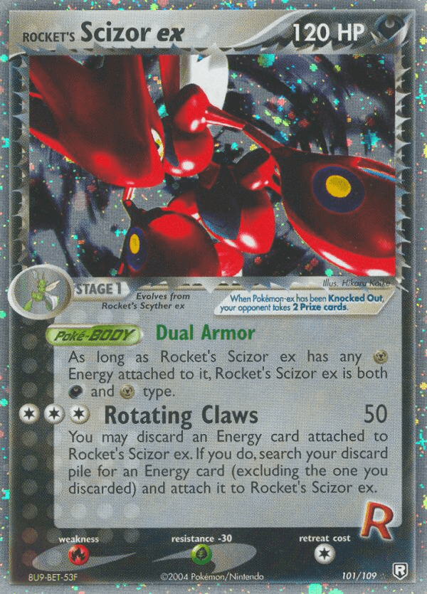 Rocket's Scizor ex: Team Rocket Returns