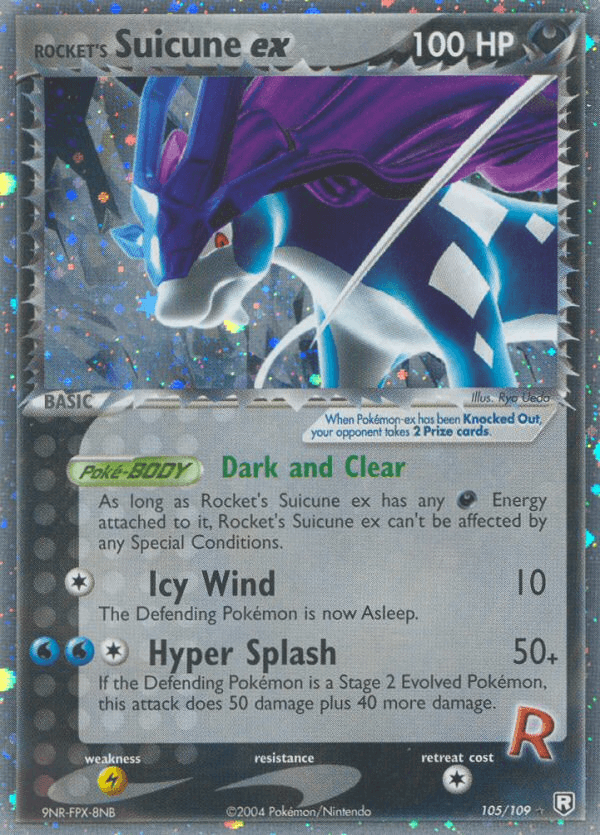 Rocket's Suicune ex: Team Rocket Returns