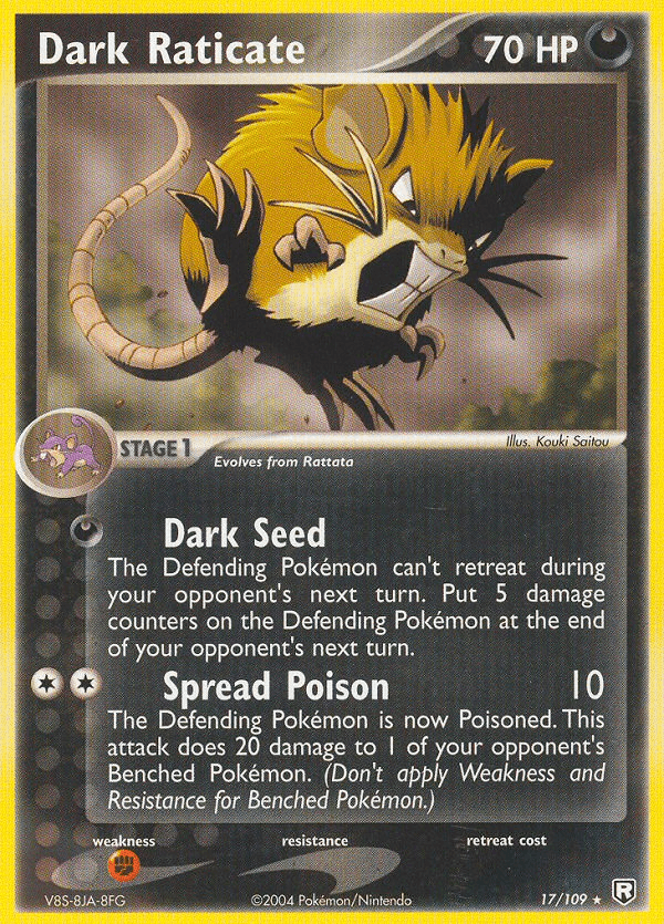 Dark Raticate: Team Rocket Returns