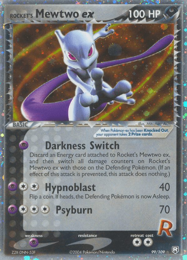 Rocket's Mewtwo ex: Team Rocket Returns