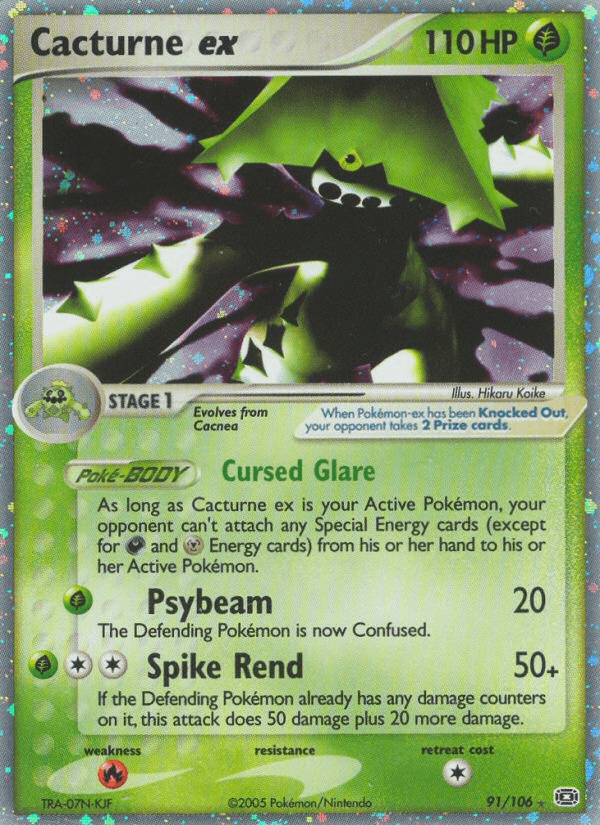 Cacturne ex: Emerald