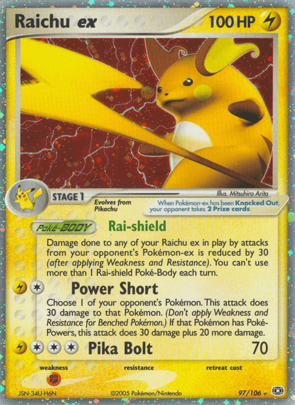 Raichu ex: Emerald