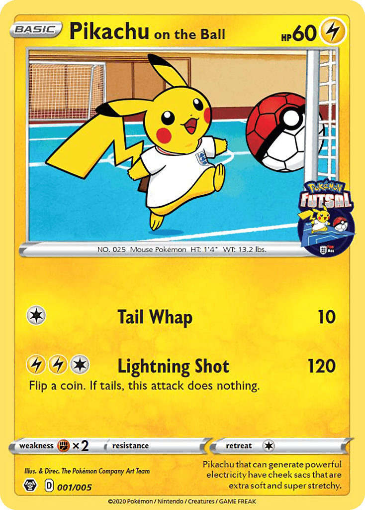 Pikachu on the Ball: Pokémon Futsal Collection