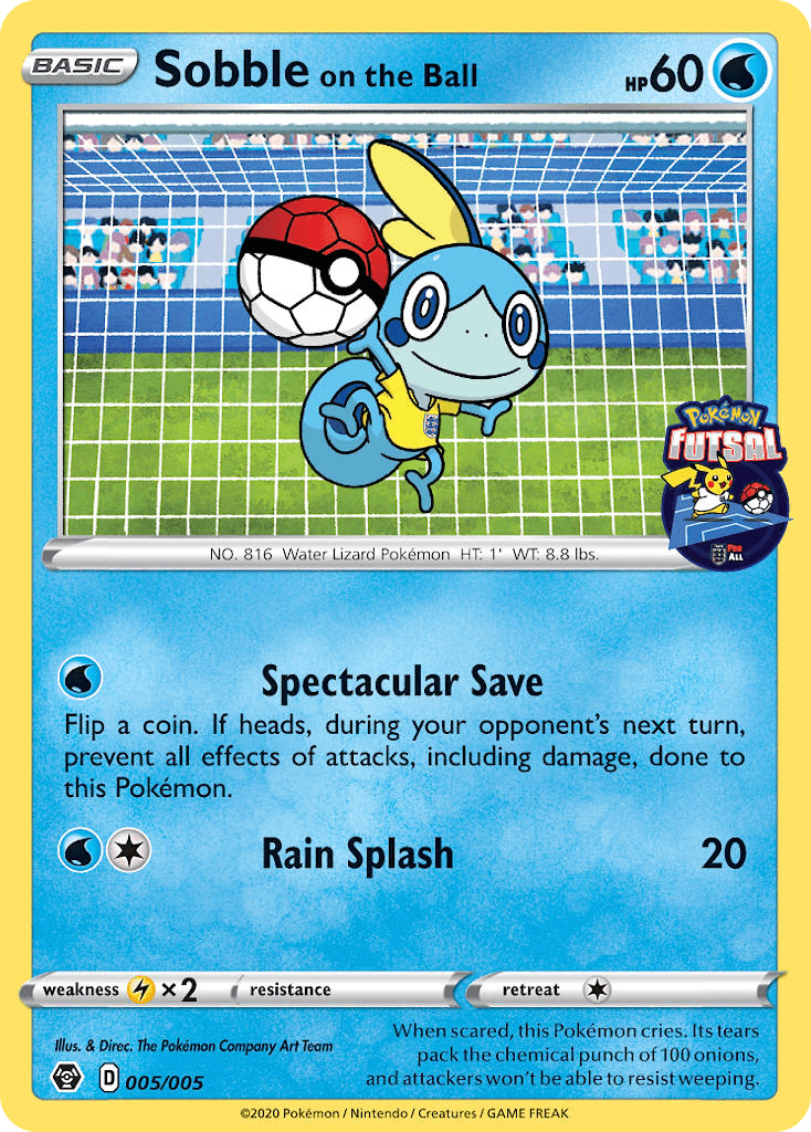 Sobble on the Ball: Pokémon Futsal Collection
