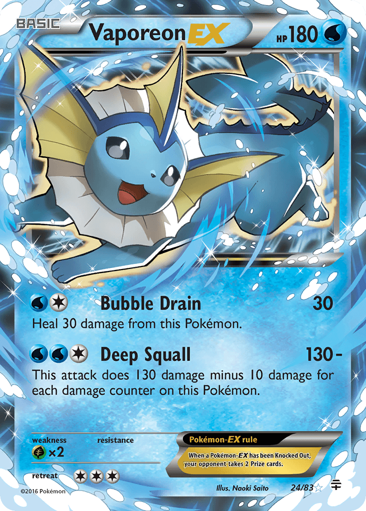 Vaporeon-EX: Generations