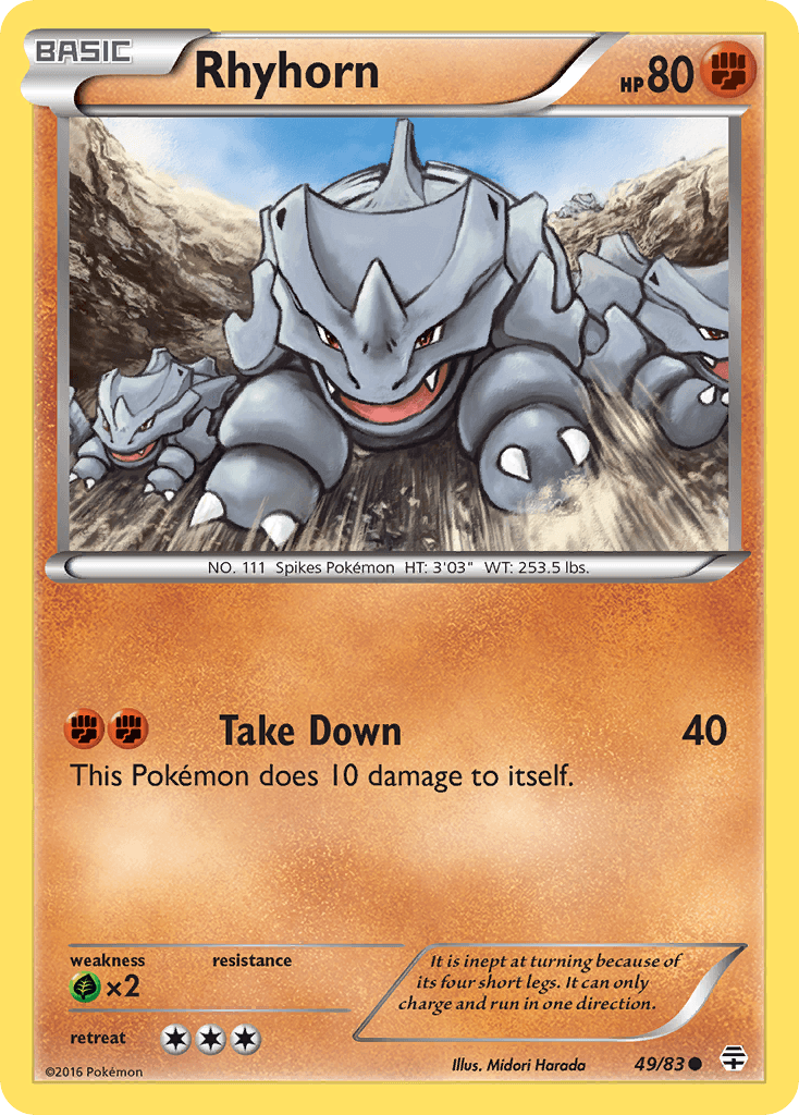 Rhyhorn: Generations