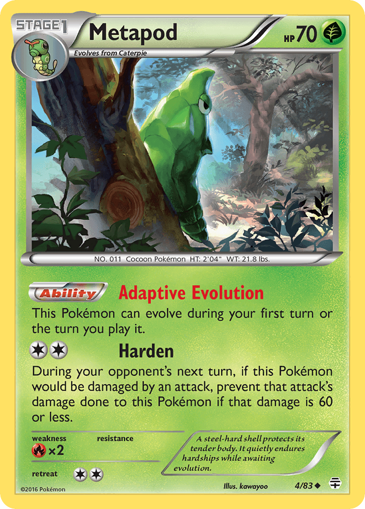 Metapod: Generations