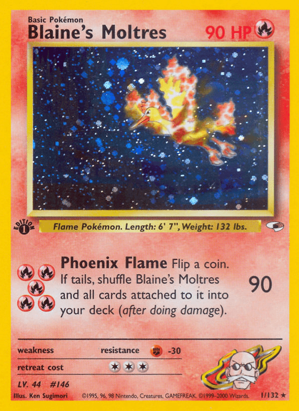 Blaine's Moltres: Gym Heroes