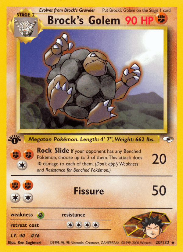 Brock's Golem: Gym Heroes